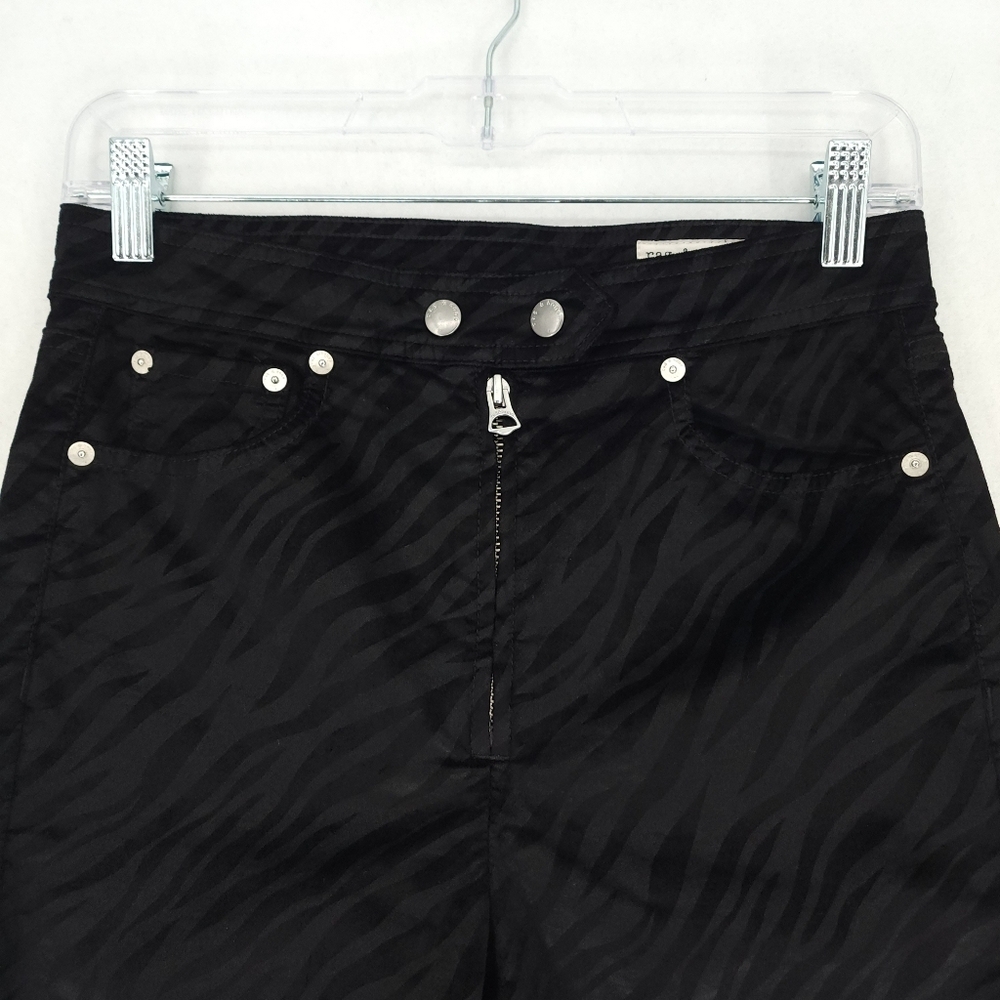 Rag & Bone Simone Pant In Italian Zebra Print Bla… - image 5